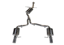 Load image into Gallery viewer, AWE Tuning Audi B8 A4 Touring Edition Exhaust - Dual Outlet Polished Silver Tips - 3015-32030