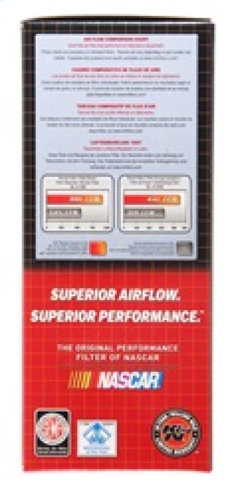 K&N Universal X-Stream Clamp-On Air Filter 3.5in Flg ID/4in OD/5.75in H - RX-4130-1