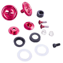 Load image into Gallery viewer, RaceQuip Red Hardware Pivot Kit for Face Shield Fits PRO &amp; VESTA Model Helmets - 205111