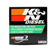 Load image into Gallery viewer, K&amp;N Cellulose Media Fuel Filter 3.5in OD x 6.281in L - PF-3000