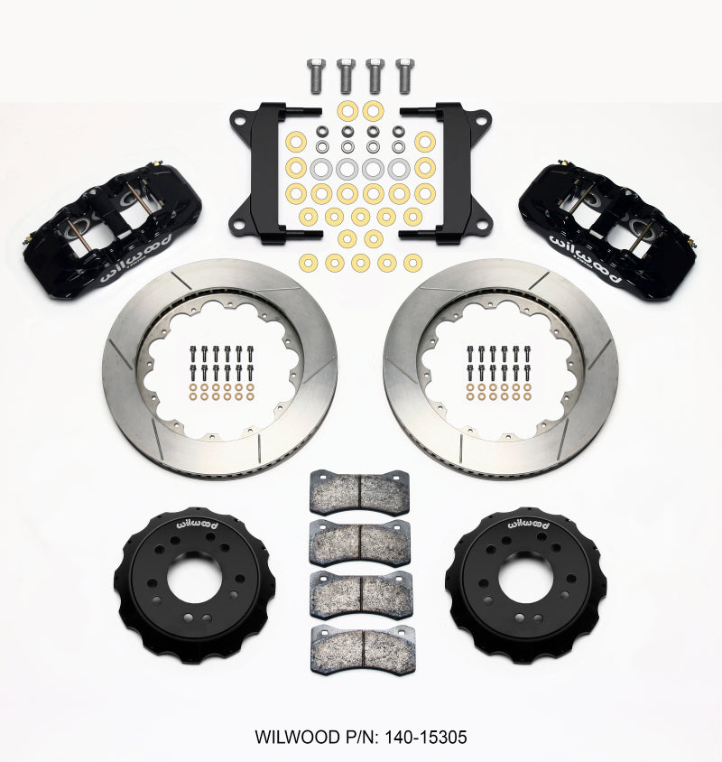 Wilwood AERO6 Front Hat Kit 14.00 63-87 C10 w/ Wilwood Pro Spindles - 140-15305