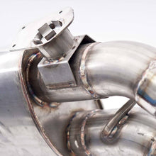 Load image into Gallery viewer, Stainless Works 2016+ Chevy Camaro SS 3in Redline Factory Connect Axle Back w/Valve &amp; 4in Quad Tips - CA16RVMKSFCR