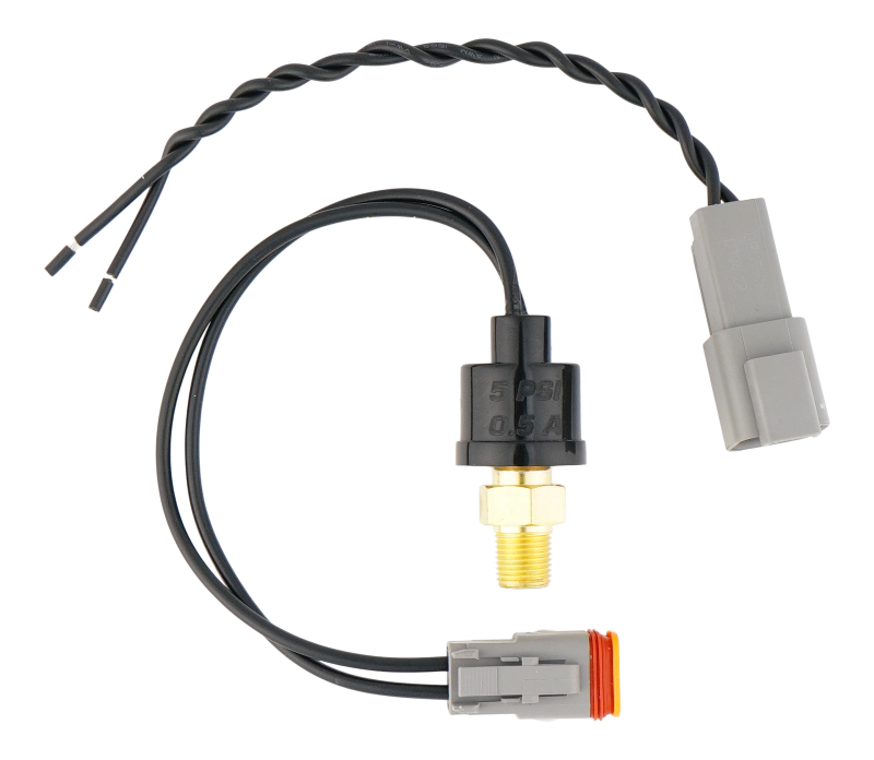 DeatschWerks 1/8th NPT 5psi Hobbs Switch with Pigtail - 4-HOBBS-5