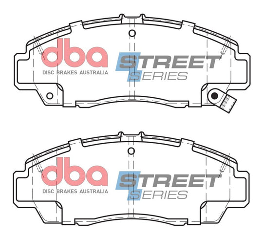 DBA 00-13 Honda Odyssey Street Series Brake Pad Set - DB1393SS