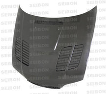 Load image into Gallery viewer, Seibon 02-05 BMW E46 2dr GTR-Style Carbon Fiber Hood - HD0205BMWE462D-GTR