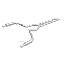 Load image into Gallery viewer, MagnaFlow Cat Back, SS, 3in, Competition, Dual Split Polished 4.5in Tips 2015 Ford Mustang GT V8 5.0 - 19101