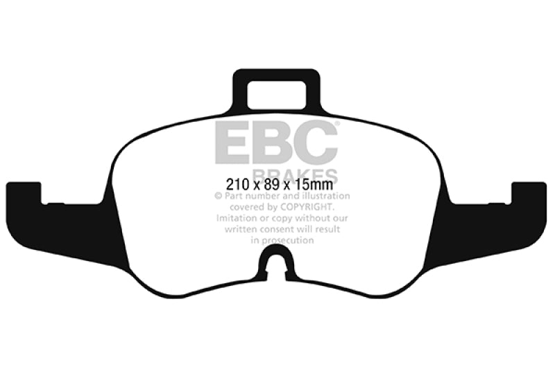 EBC 2016+ Audi TTS Quattro 2.0T Bluestuff Front Brake Pads - DP52256NDX