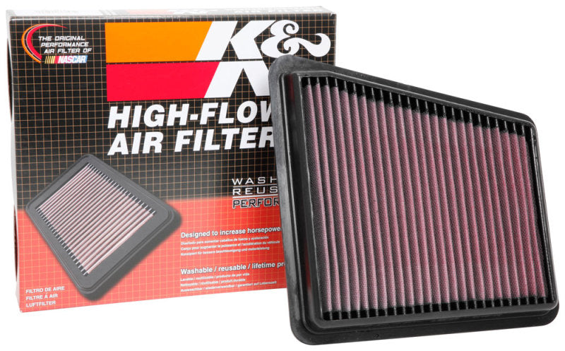 K&N 2018 Kia Stinger L4-2.0L F/I Replacement Drop In Air Filter - 33-5073