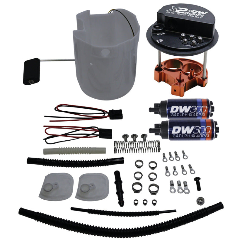 DeatschWerks 12-16 Scion FR-S/12-20 Subaru BRZ/17-20 Toyota 86 X2 Pump Module w/DW300 - 9-301-7051