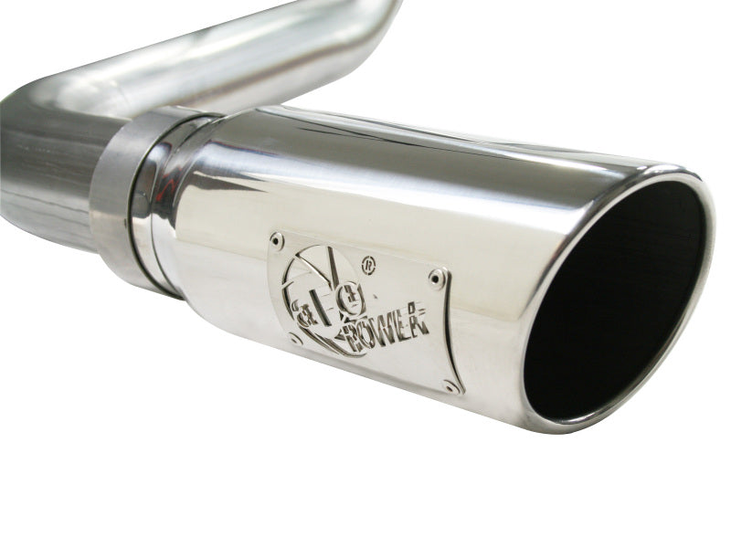 aFe MACHForce XP Exhaust Cat-Back SS-409 07-09 Toyota Tundra V8-5.7L w/ Polished Tip - 49-46006-P