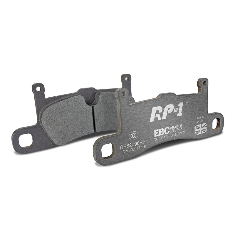 EBC Racing 12-15 Porsche 911 (991) Carrera 3.4L (Cast Iron Rotors Only) RP-1 Race Rear Brake Pads - DP82098RP1