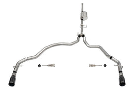 Corsa 2021-2025 Ford F-150 SuperCrew/6.5in Bed 3.5L V6 Sport Cat-Back Dual Rear Exit-Black PVD