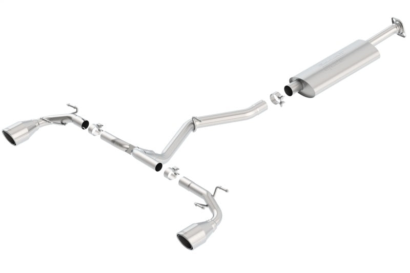 Borla 13-15 Scion FR-S 2.0L 4cyl 6spd / 13 Subaru BRZ 2.0L 4cyl 6spd SS Catback Exhaust - 140496