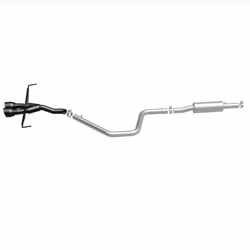 MagnaFlow 2019 Hyundai Veloster 1.6L 2.5in Center Exit Stainless Steel Cat-Back Exhaust w/Blk Tips - 19455