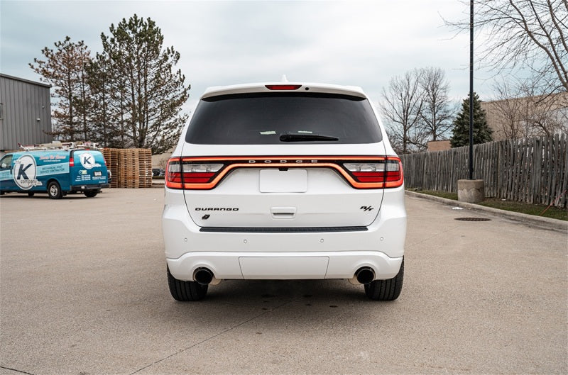 Corsa 2011-2025 Dodge Durango Xtreme 2.5in Cat-Back Dual Rear Exit w/ Single 4.5in Black PVD Tips - 21186BLK