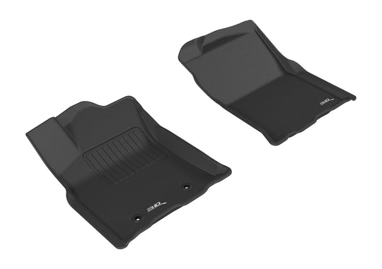 3D MAXpider 2016-2017 Toyota Tacoma Access Cab/Double Cab Kagu 1st Row Floormat - Black - L1TY19211509