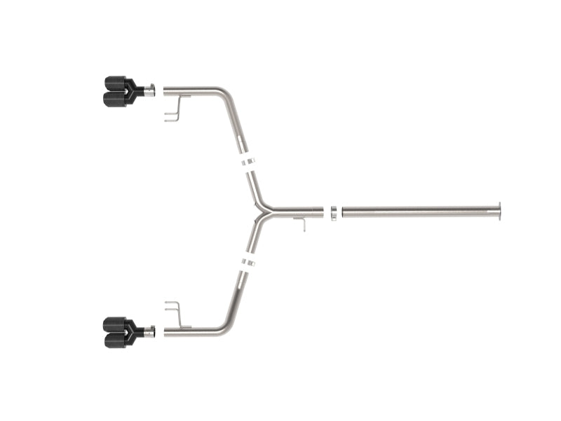 aFe Takeda 21-24 Kia K5 GT L4-2.5L (t) SS Axle-Back Exhaust System w/ Carbon Fiber Tips - 49-37043-C