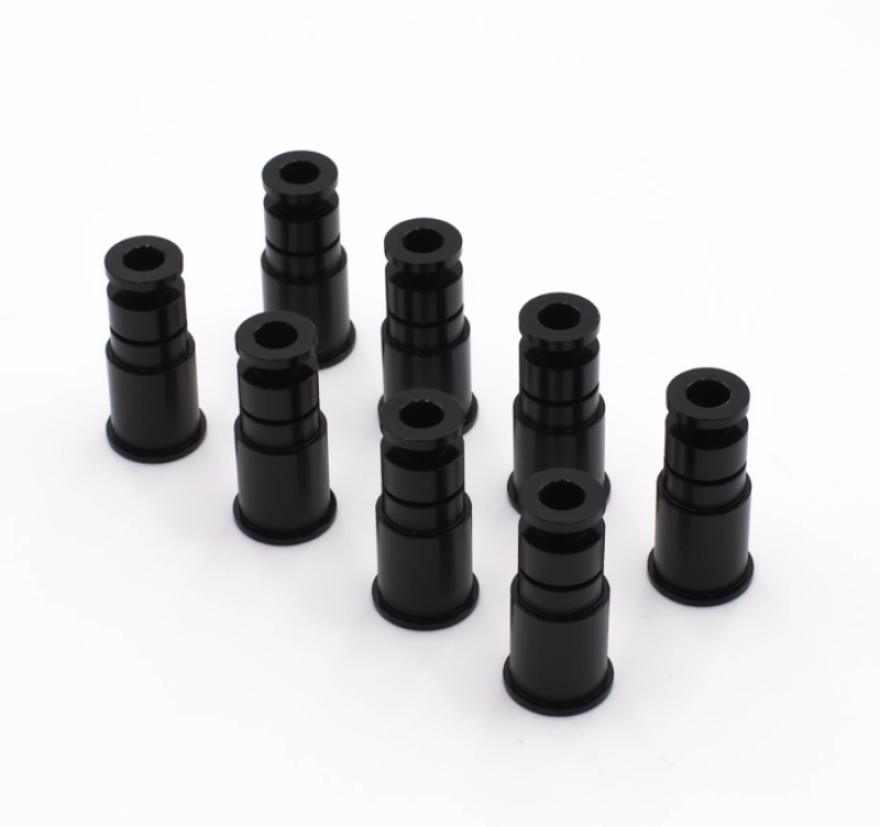 BLOX Racing 14mm Adapter Top (1in) w/Viton O-Ring (Set of 8) - BXEF-AT-14L-8