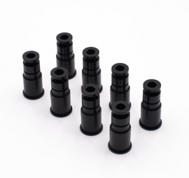BLOX Racing 14mm Adapter Top (1in) w/Viton O-Ring (Set of 8) - BXEF-AT-14L-8