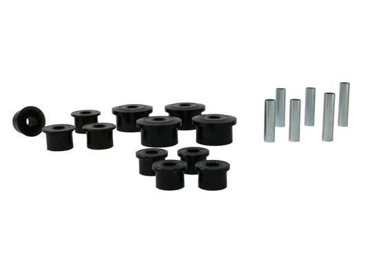 Whiteline 1986-1999 Jeep Cherokee Spring - Eye Front/Rear And Shackle Bushing - W73819