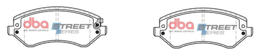 DBA 01-07 Chrysler Town & Country Street Series Front Brake Pads - DB1828SS