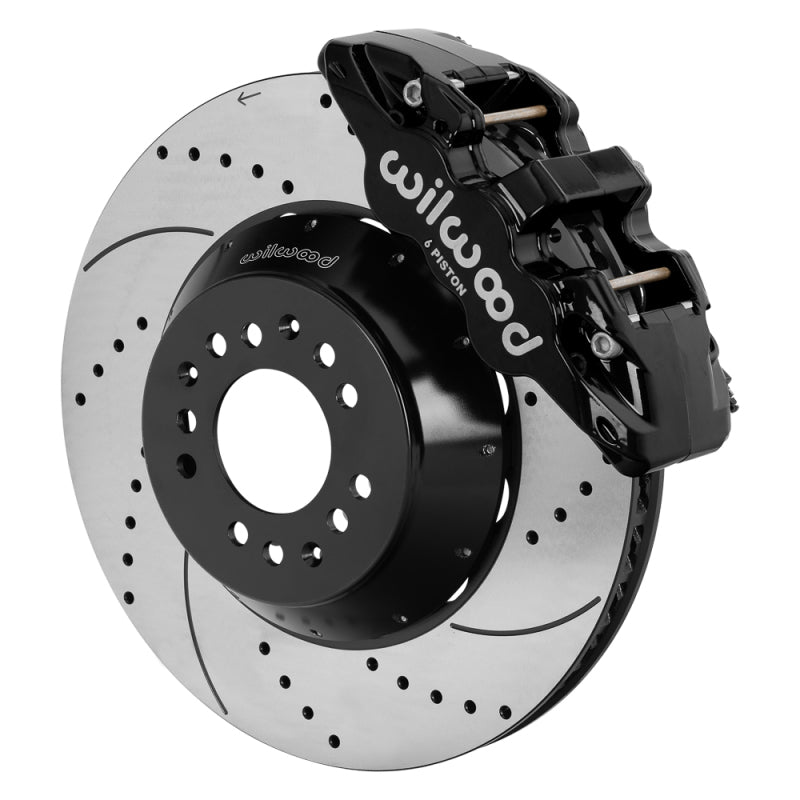 Wilwood kit front AERO6 wwe 2IN. drop alum pro spindle 15.00 rotor SRP - 140-17988-D
