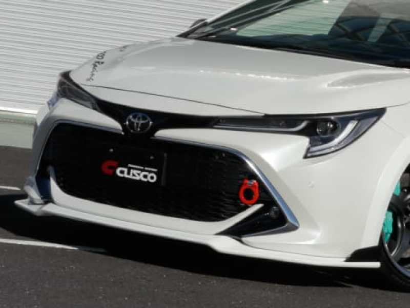 Cusco 19+ Toyota Corolla Hatchback Front Lip Spoiler (Primer/Unpainted) - 1A9 820 F