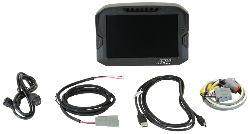 AEM CD-7 Logging Race Dash Carbon Fiber Digital Display (CAN Input Only) - 30-5701