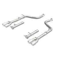Load image into Gallery viewer, MagnaFlow Axle-Back, SS, 2.5in, Quad Split Rear 3.5in Tip 2015 Dodge Challenger R/T 5.7L - 19210