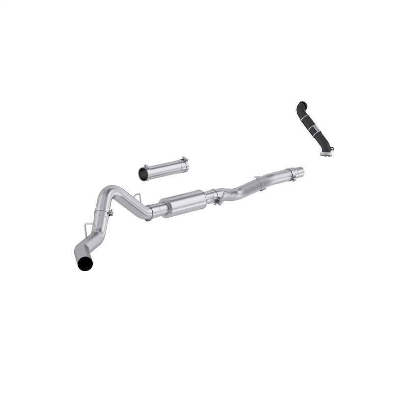 MBRP 06-07 Chevy Silverado / GMC Sierra 2500/3500HD 4in OD CatBack Single Side Exit w/ Downpipe - AL - S6007P