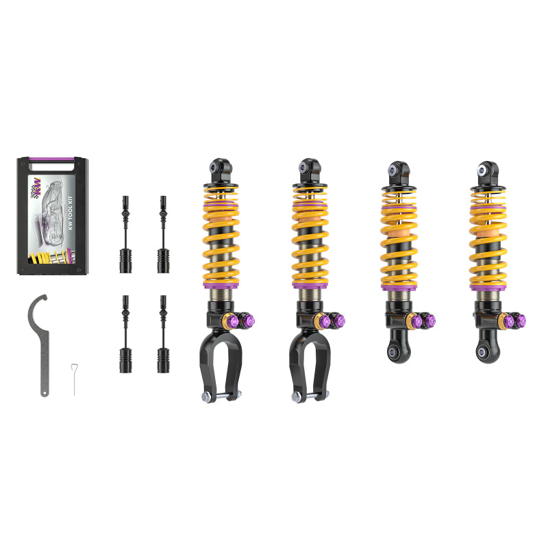 KW Coilover Kit V5 2014+ Lamborghini Huracan (Incl Spyder) w/ NoseLift / w/ Elec. Dampers - 30911008