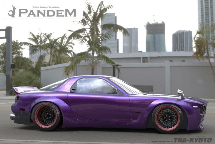 GReddy Mazda RX-7 Pandem Wide Body Boss Rear Diffuser - 17040309