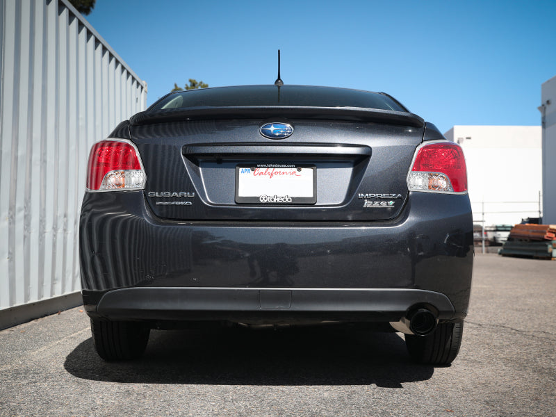aFe POWER Takeda 12-16 Subaru Impreza 2.0L 2.5in 304SS CB Exhaust w/ Black Tips - 49-36052-B