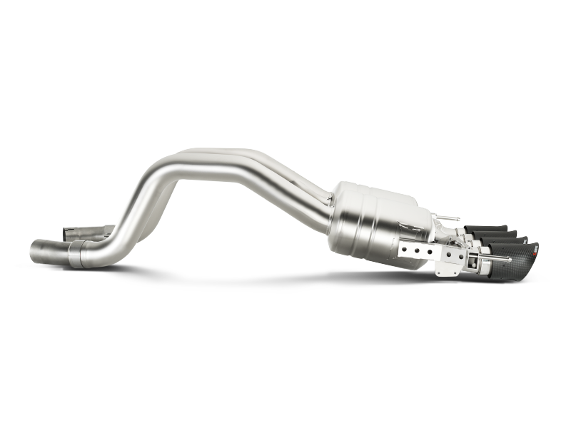 Akrapovic 14-17 Chevrolet Corvette Z06 (C7) Slip-On Line (Titanium) w/ Carbon Tips - MTP-CO/TI/2
