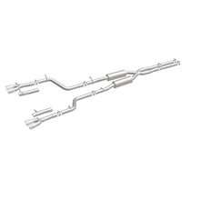 Load image into Gallery viewer, MagnaFlow Cat-Back, SS, 2.5in, Quad Split Rear 3.5in Tip 2015 Dodge Challenger 3.6L V6 - 19217