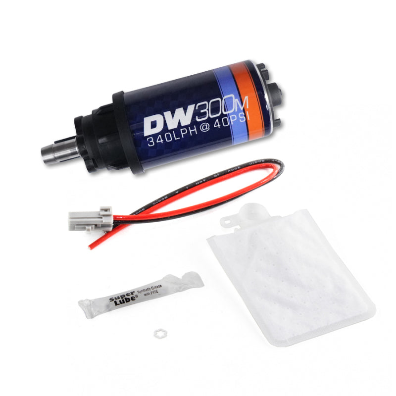 DeatschWerks 340 LPH Ford In-Tank Fuel Pump DW300M Series w/ 99-04 Mustang V6 / V8 Install Kit - 9-305-1032