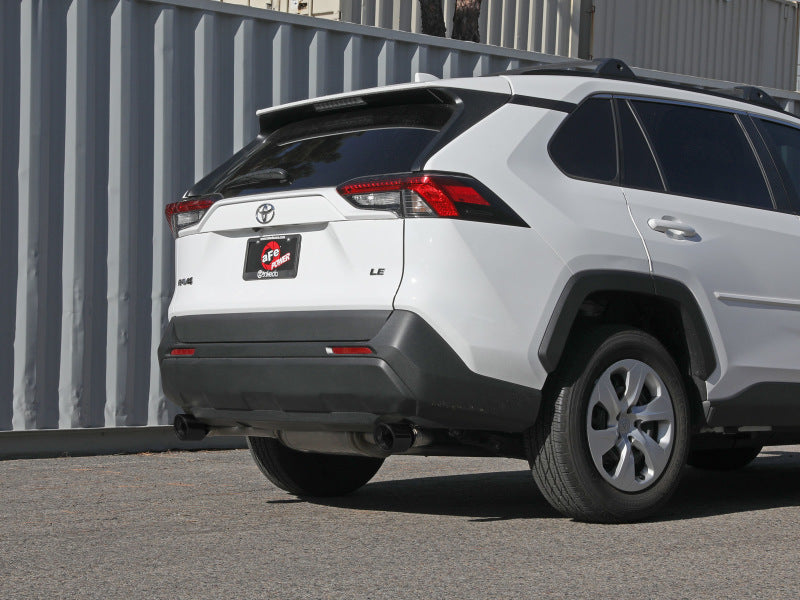 aFe POWER Takeda 19-21 Toyota RAV4 L4-2.5L 304SS CB Exhaust w/ Black Tips - 49-36053-B