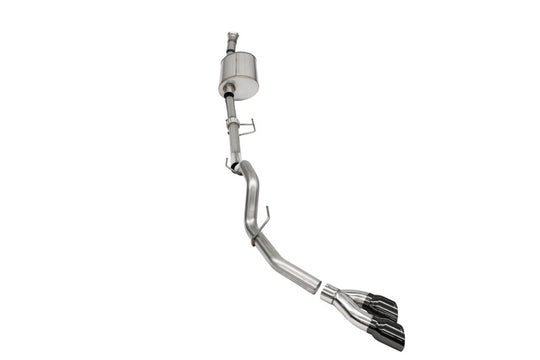 Corsa 2021-2025 Ford F-150 SuperCab/6.5in Bed 3.5L V6 Sport Cat-Back Single Side Exit- - 21166BLK