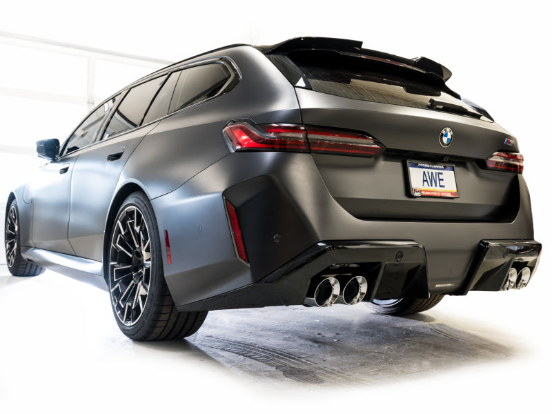 AWE Tuning BMW G90/G99 M5 Touring Edition Cat-Back Exhaust - Chrome Silver Tips - 3015-42790