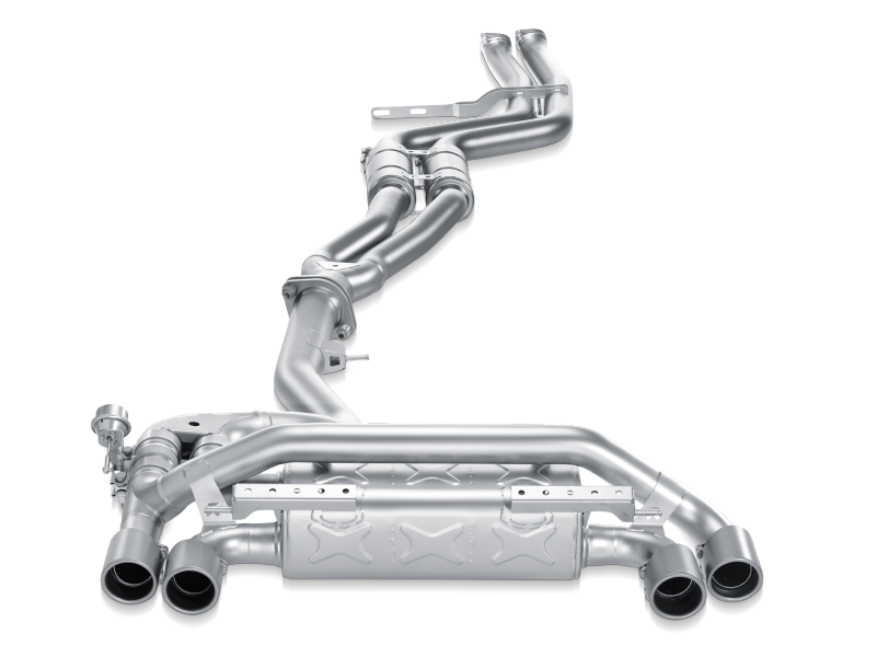 Akrapovic 11-12 BMW 1 Series M Coupe (E82) Evolution Line Cat Back (Titanium) w/ Carbon Tips - ME-BM/T/3-C