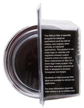 Load image into Gallery viewer, K&amp;N Universal Air Filter Chrome Round Tapered Red - 4in Flange ID x 1.125in Flange Length x 9.5in H - RG-1002RD