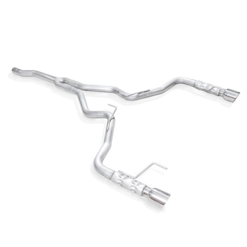 Stainless Works 2015-16 Mustang 2-1/2in Catback Retro Chambered Mufflers - M15ECBSW