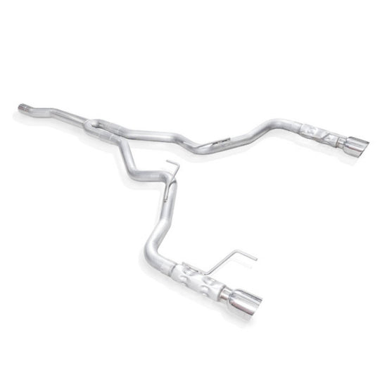Stainless Works 2015-16 Mustang 2-1/2in Catback Retro Chambered Mufflers - M15ECBSW