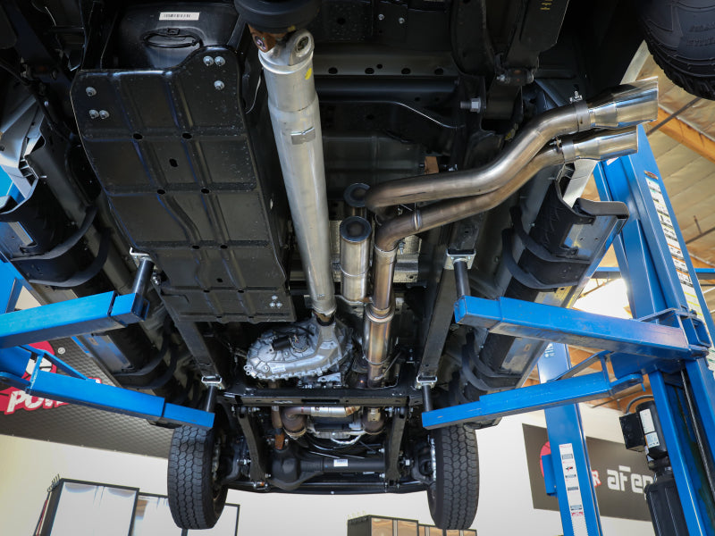 aFe Rebel Series 3in 409 SS Cat-Back Exhaust w/ Polish Tips 17-20 Ford F-250 V8 6.2L - 49-43117-P
