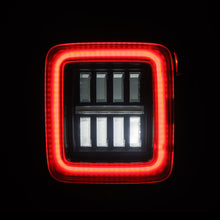 Load image into Gallery viewer, AlphaRex 18-23 Jeep Wrangler JL NOVA Prismatic LED Taillights Alpha-Black - 602010