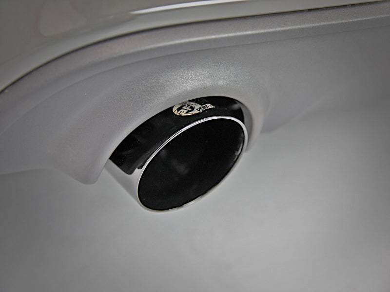 aFe MACH Force-XP 4-1/2in Black OE Replacement Exhaust Tips - 15-19 Dodge Charger/Hellcat - 49C32068-B