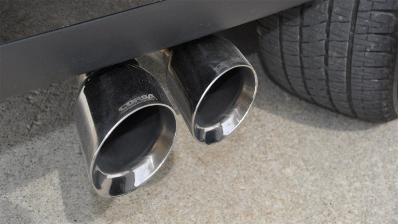 Corsa 2015-2020 GMC Yukon Denali XL 6.2L V8 3in Cat-Back Single Side Exit Twin 4in Polished Tips - 14749
