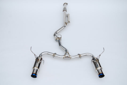 Invidia 2022+ Subaru WRX N1 Twin Outlet Single Layer Tip Cat-Back Exhaust - HS22WRXGTT