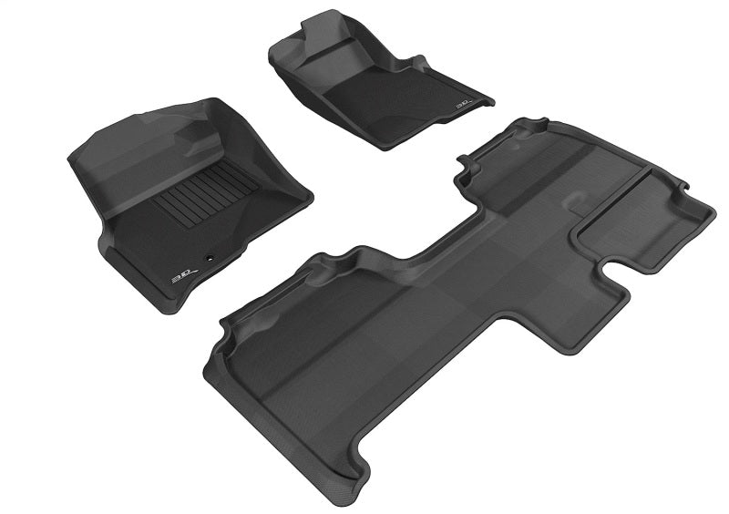 3D MAXpider 09-10 Ford F-150 Super Cab Kagu Black Full Set - L1FR07101509