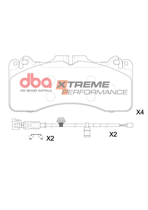 DBA 16-20 Lexus GS F XP Performance Front Brake Pads - DB15259XP